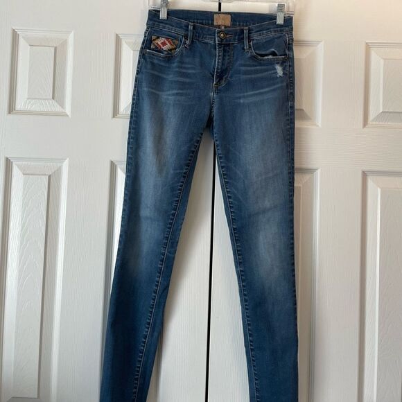 DRIFTWOOD Marilyn Embroidered Jeans Size 26 - Picture 1 of 9
